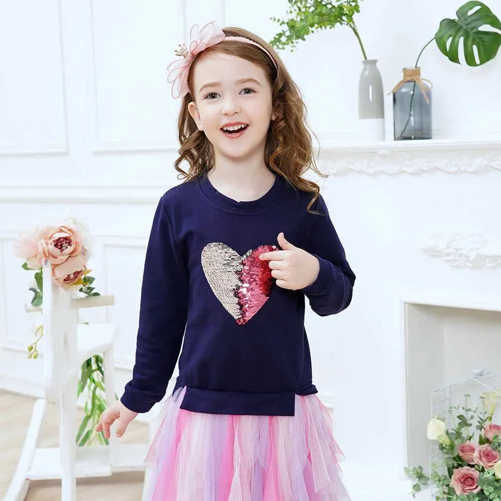 Brave Heart Long Sleeve Tutu Dress