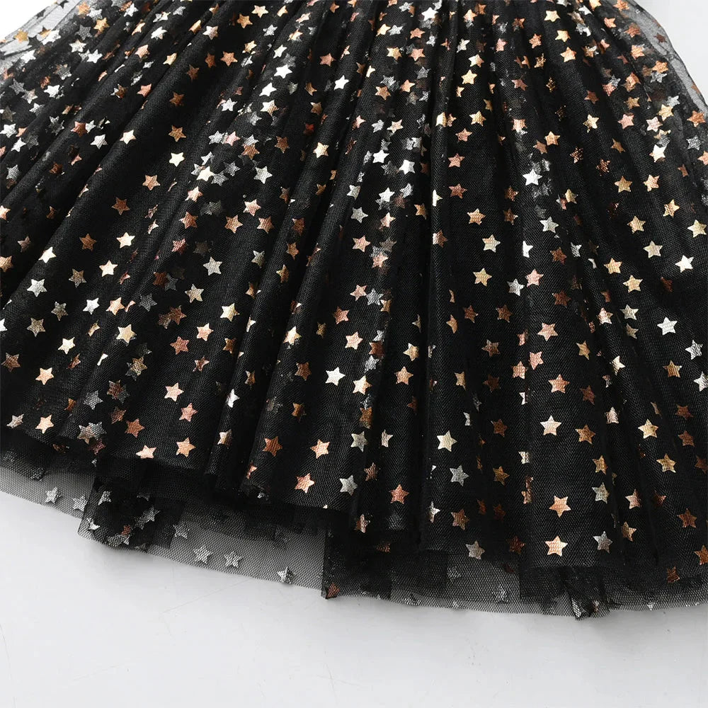 Night Star Sleeveless Tulle Dress