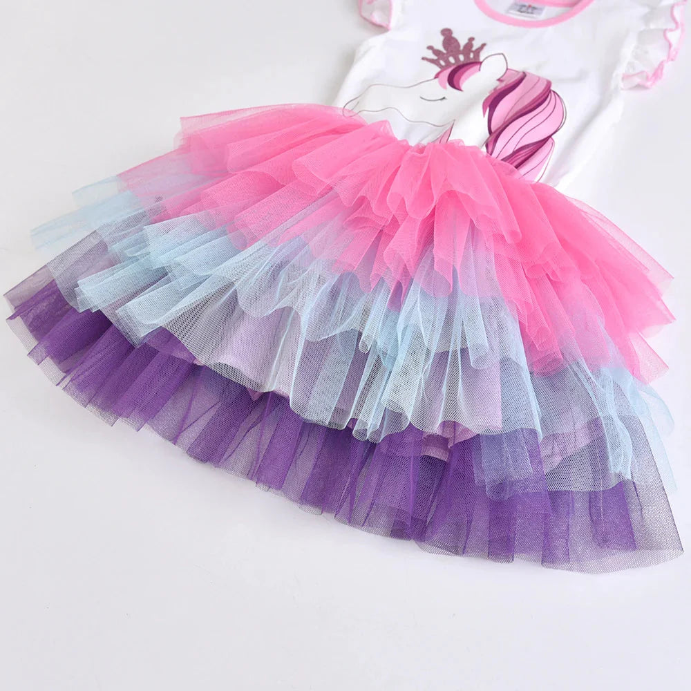 Sarah Flutter Short Sleeve Tutu Dress